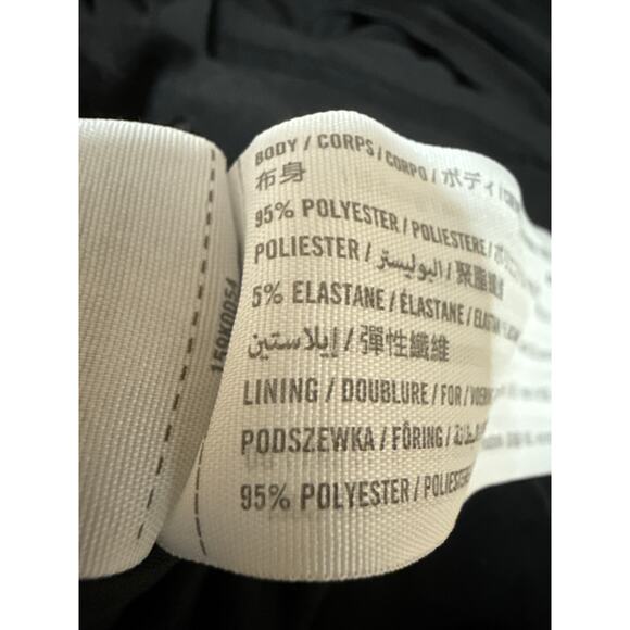 Abercrombie & Fitch Black Sleeveless Cutout Ruched Mini Bodycon Dress Size M - Picture 4 of 4